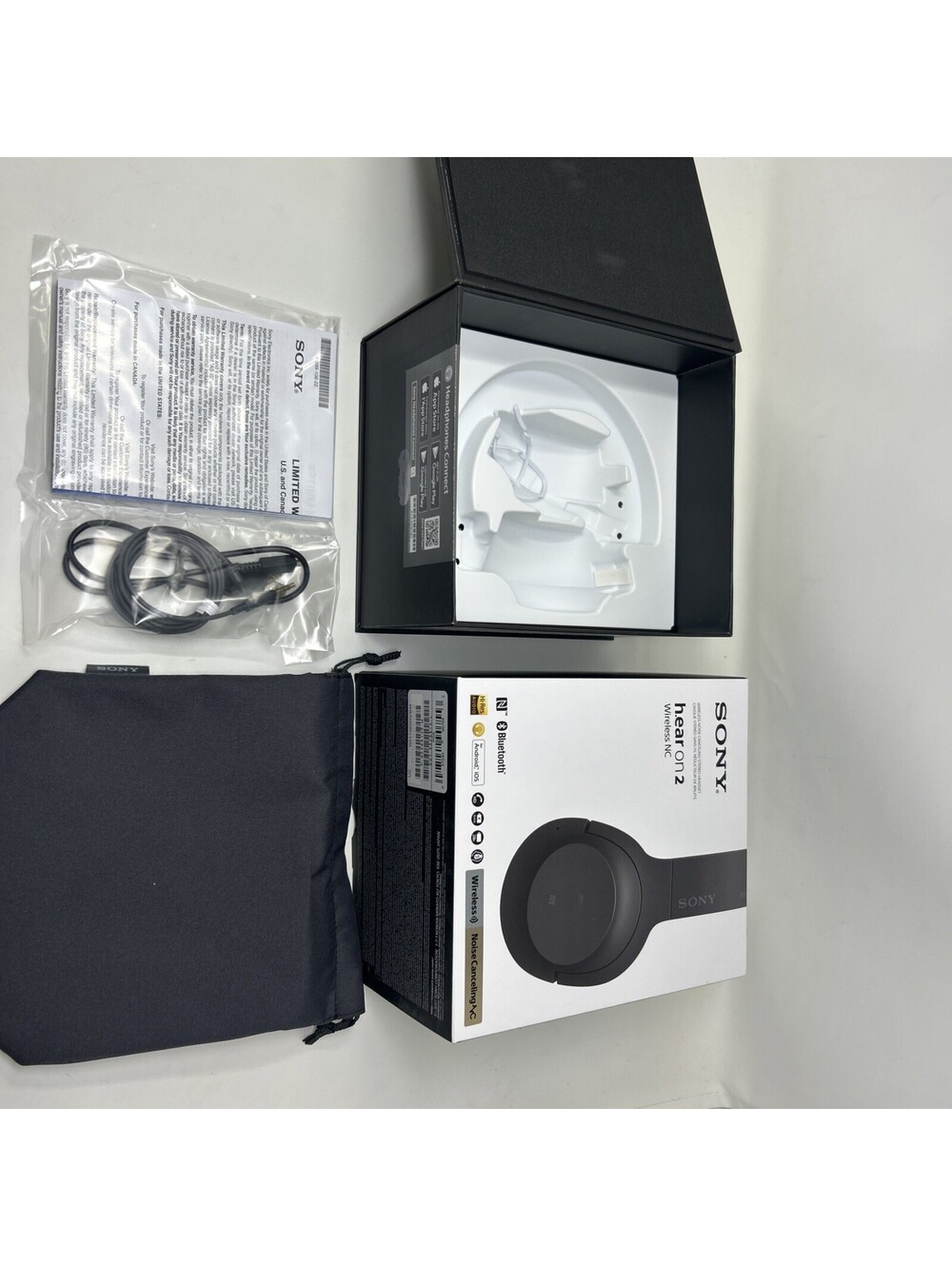 Sony WH-H900N h.ear on 2 Wireless Headphones BOX/ACCESSORIES ONLY